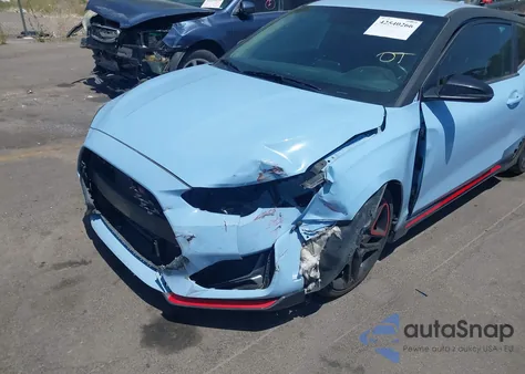 2020 Hyundai Veloster N из США, поврежденный, VIN KMHT36AH1LU006829